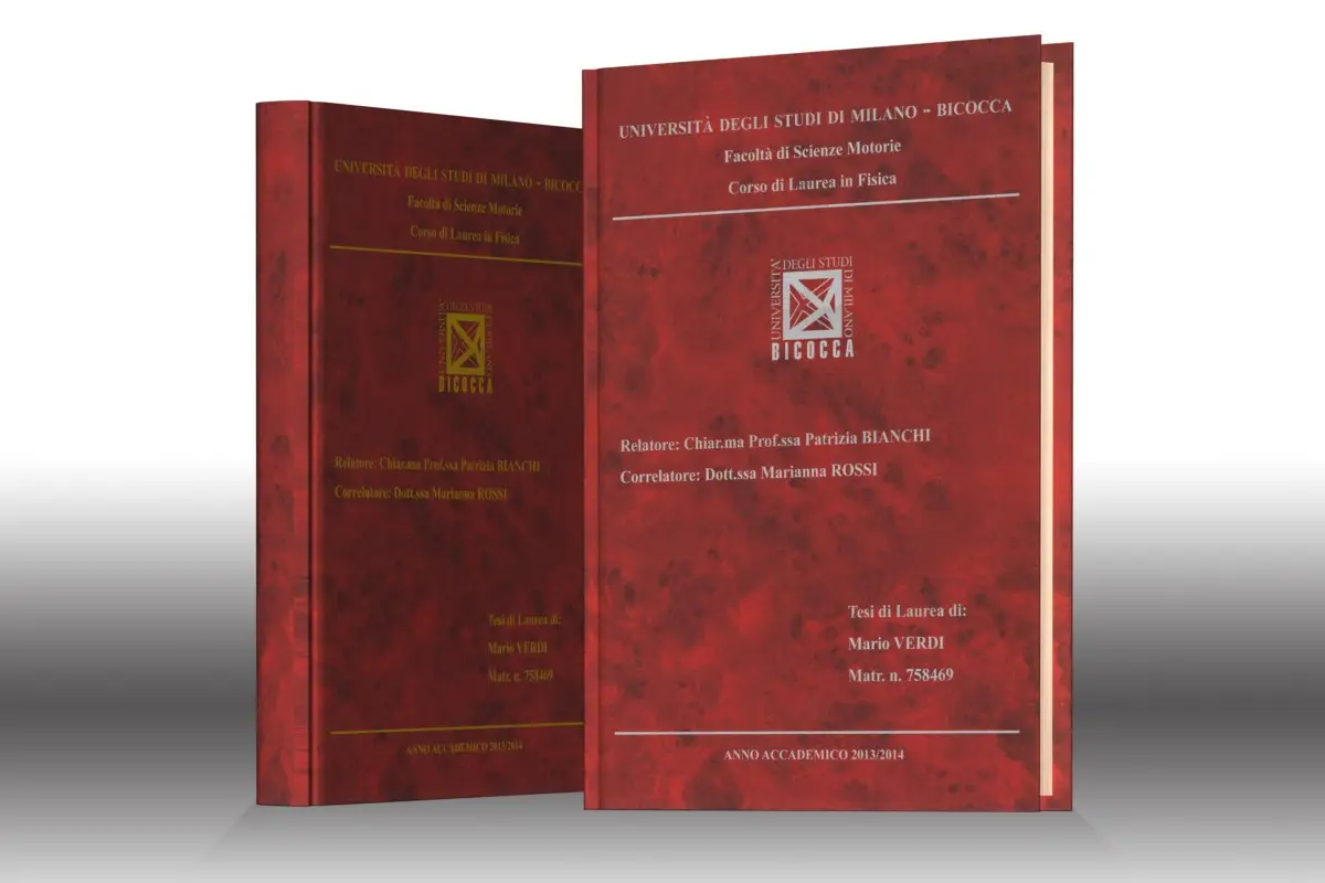 stampa tesi Similpelle Valnut Rosso